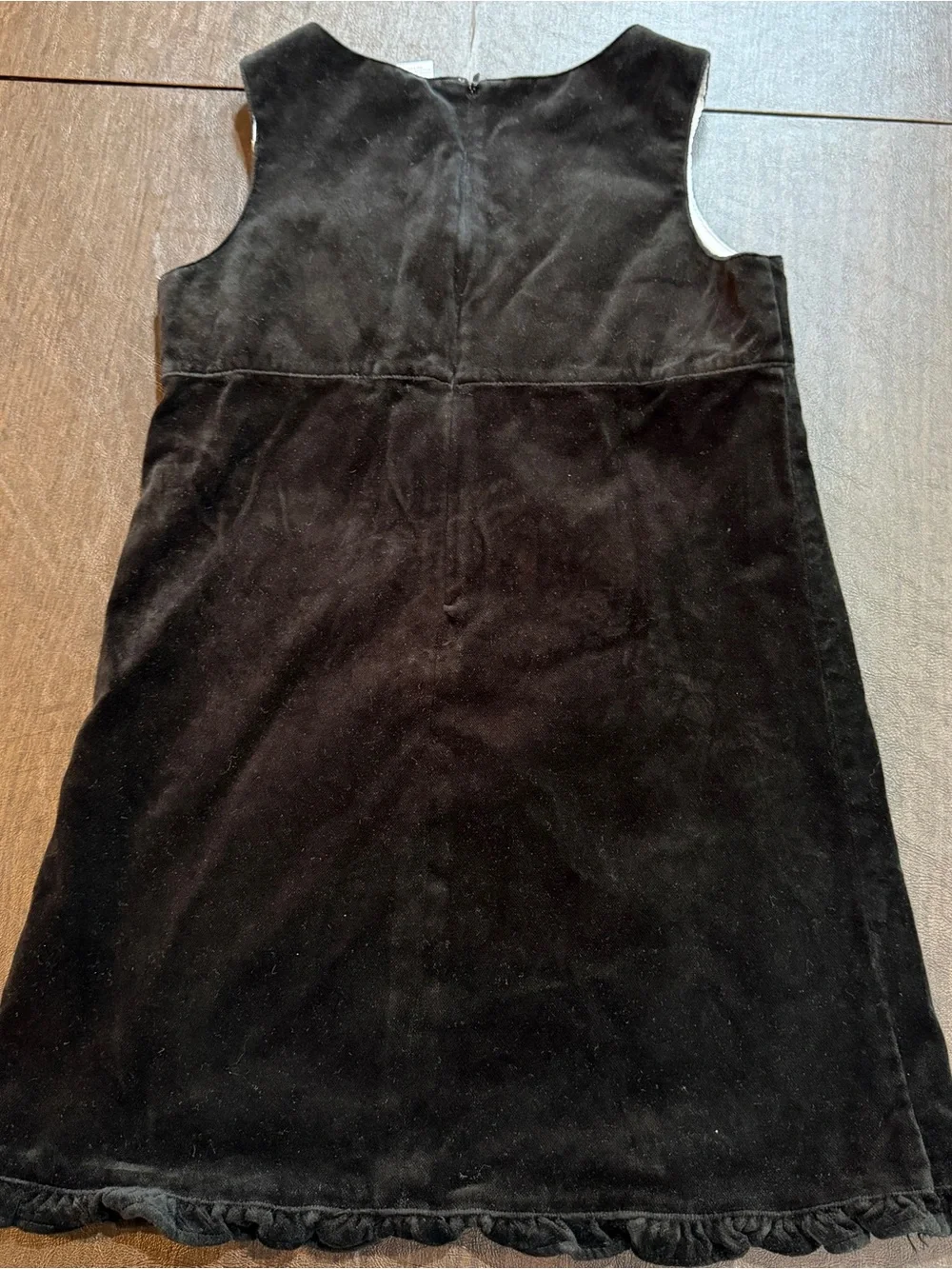 Gap Factory Store Girls Black Velvet Dress Size S (5-6)